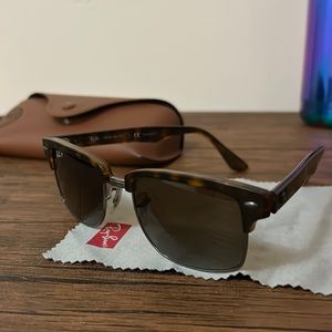 Tortoise club master Ray Ban sunglasses